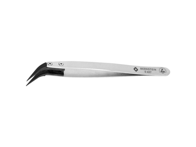 Bernstein Tools for Electronics 5-437 Universalpincet 84 CV Stump, bøjet 125 mm