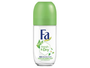 H Fa Deo Rollon Fresh &Ampdry Green Tea 50Ml