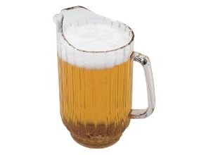 Serveringskande med låg Cambro 1,9 liter Ø17 x H 24,8 cm polycarbonat Klar,6 stk/krt | N - A | GameStuff