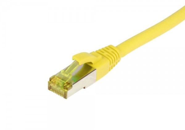 Patchkabel Rj45 Cat6a Cat6a 500Mhz 10M Gul Sstpsftp Tpelszhultraflex Awg26 Med Cat7 Råkabel Synergy 21