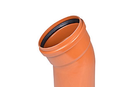 Wavin 250 Mm 30 Gr. Pvc Kanalisation Biegung