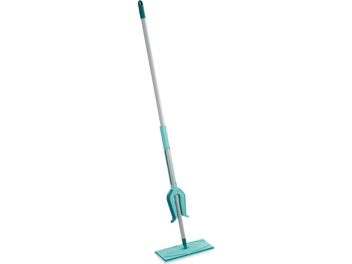 Leifheit Picobello M, Faser, Laminat, Kacheln, Holz, Trocken&Nass, Faser, Blau, Stahl, 330 Mm