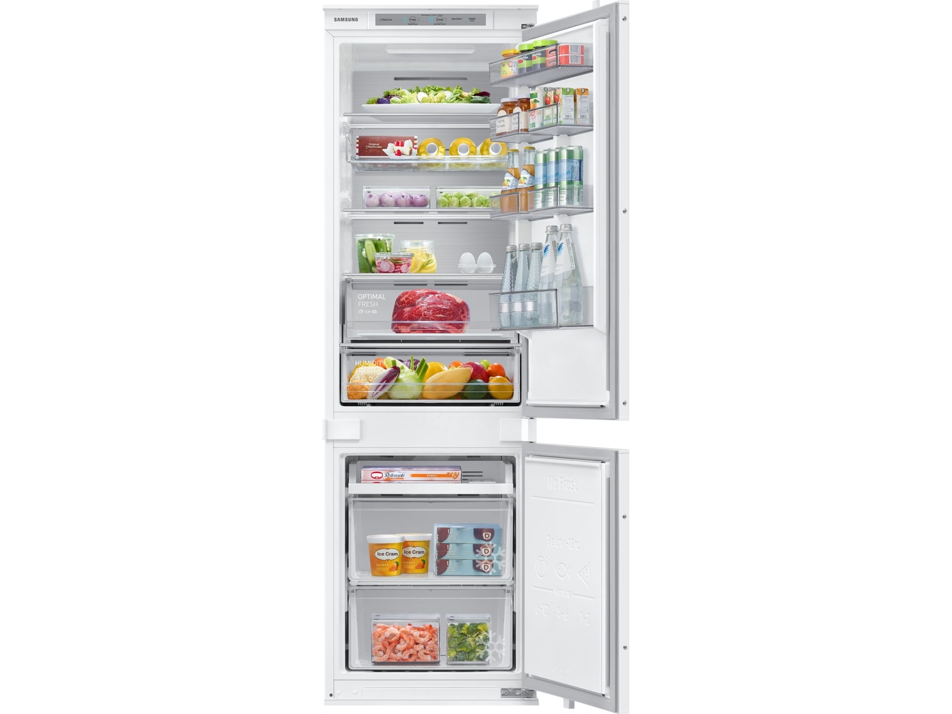 Samsung Brb26705cww Indbygget Køleskab Space Max ™ Teknologi 264 L
