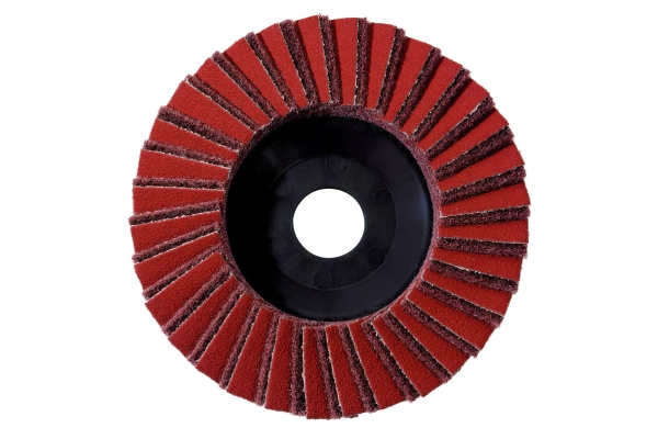 Metabo 626369000, Klapskive, Fladcenter, Metal, Rustfrit Stål, Stål, Alle Mærker, 12,5 Cm, Rød