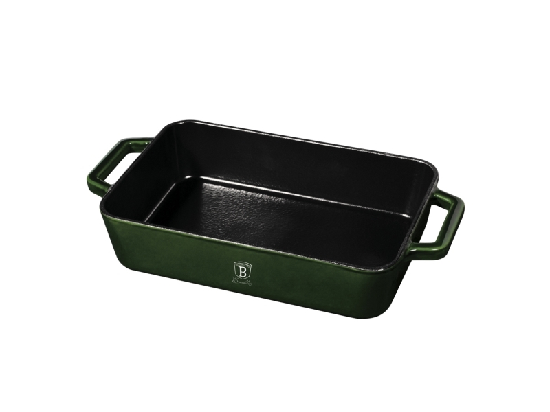 Berlinger Haus BH/6506, Grytfrom, Rektangulär, Gjutjärn, Grön, Emalj, Gjutjärn | Vitvaror - Vitvaror tillbehör - Ugnstillbehör | GameStuff