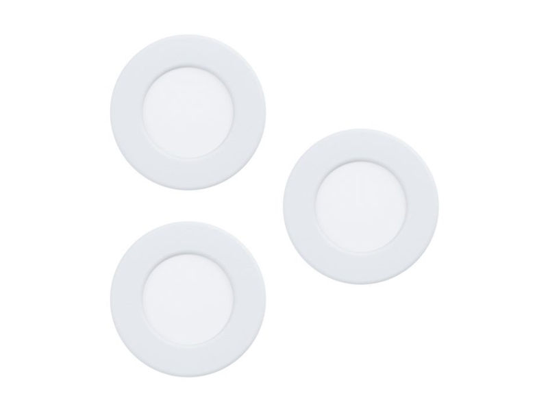 EGLO Fueva 5, Nedtryckbar spotlight, LED, 220-240 V, Vit | Belysning - Inomhusbelysning - Infälld spotlight | GameStuff