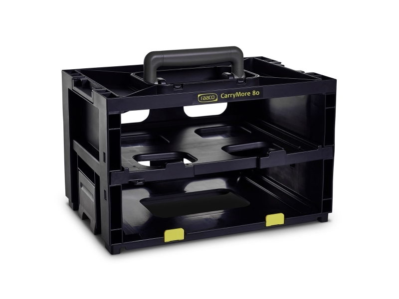 Raaco Förvarings- och transportenhet CarryMore 80 - För 2 st. CarryLite 80 4x8.