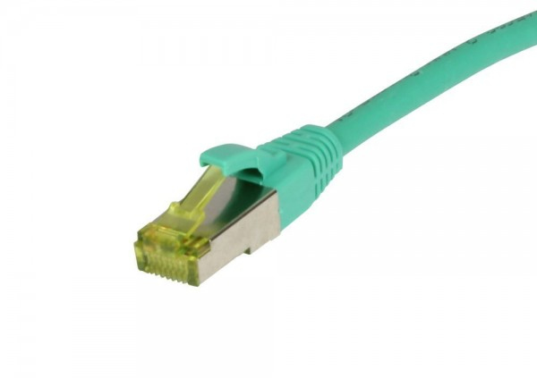 Patchkabel Rj45 Cat6a 500Mhz10m Grün Sstpsftp Tpelszhultraflex Awg26 Mit Cat7 Rohkabel Synergy 21