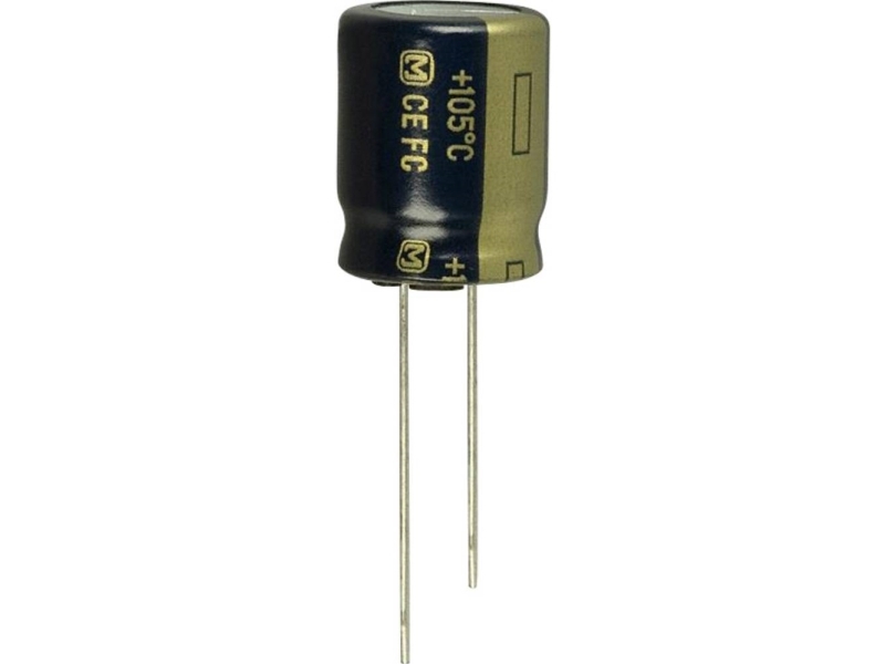 Panasonic Eeu Fc1v182s Elektrolytkondensator Med Radiell Tråd 7 5 Mm 1800 F 35 V 20 Ø 18 Mm 1 St