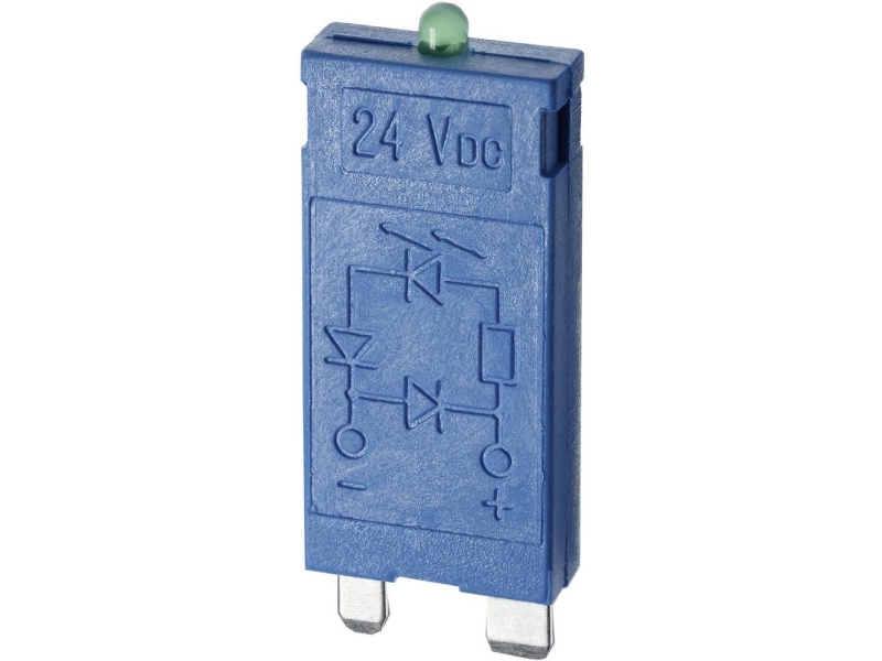 Finder Indstiksmodul Med Emc-Bestykning Af Relæspolen, Med Diode, Med Led 99.01.9.024.99 Passer Til Model: Finder 96.74, Finder 96.72 Bulk 10 Stk
