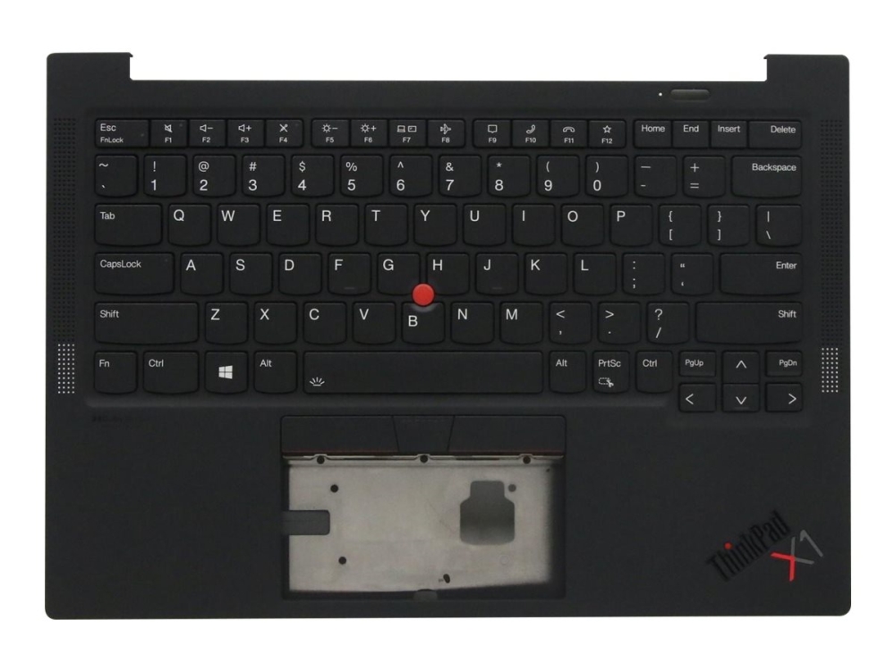 Sunrex - Notebooks udskiftningstastatur - med Trackpoint - bagbelyst - engelsk - med topdække - for ThinkPad X1 Carbon Gen 9 20XW, 20XX