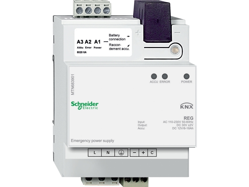 Schneider Electric MTN683901 | Datortillbehör - Laddare & Batterier - Dator/Server nätaggregat | GameStuff