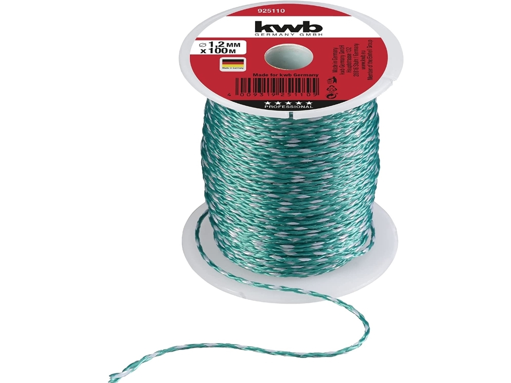 kwb 925110, Nylon, Grøn, 100 m, 1,2 mm