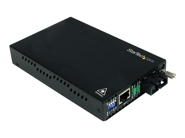 Startech.Com 10/100 Mbit/S Ethernet Single Mode Lwl / Glasfaser Sc Medienkonverter 30 Km, 200 Mbit/S, 10Base-T, 100Base-Fx, Schnelles Ethernet, 10,10