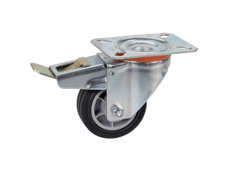 Dörner + Helmer 716842 716842 Hjul Hjuldiameter: 80 Mm Bæreevne (Maks.): 50 Kg 1 Stk
