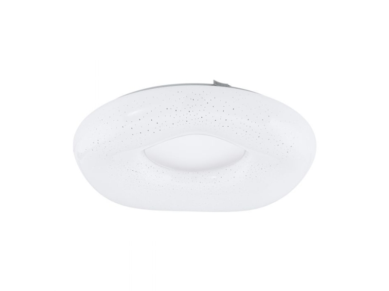 Eglo Zamodilo Loft Ø400 16,5W 1850Lm 3000-6500K Dimmbar Kristall/Weiß