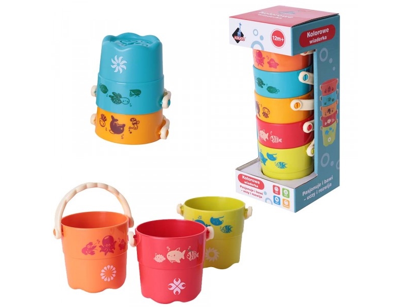Bunte Eimer