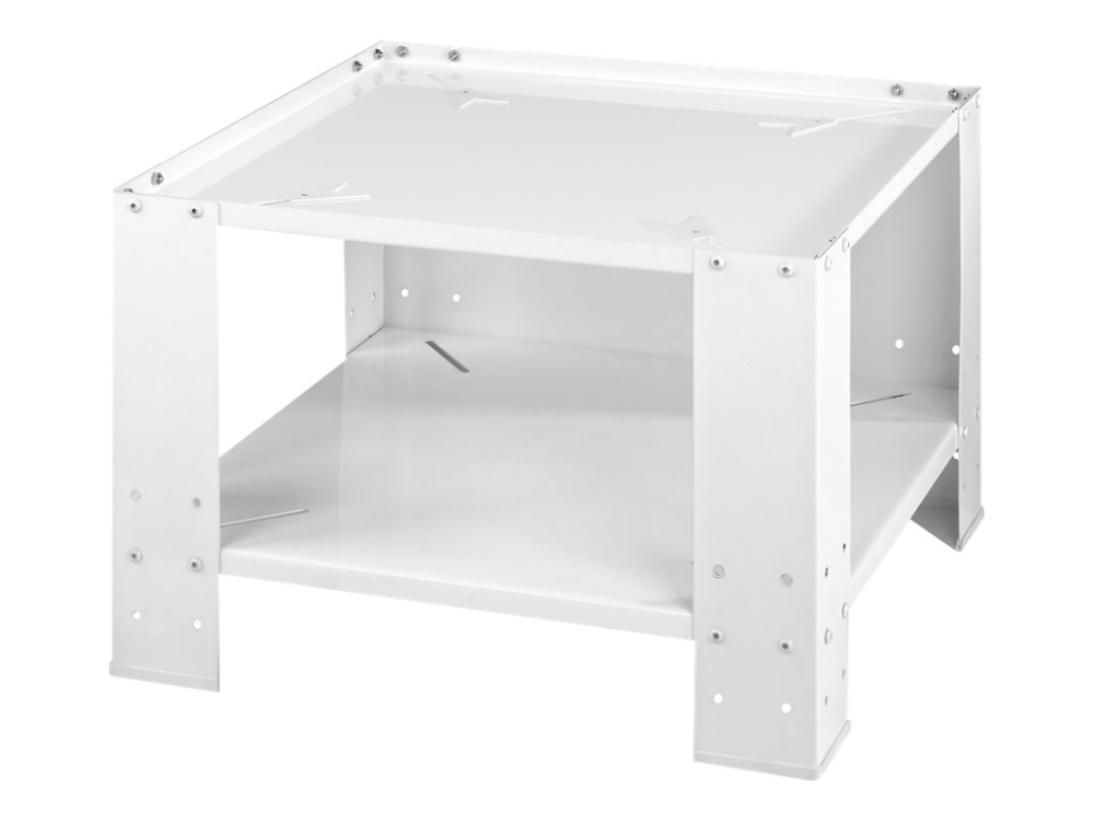 Underskab til vaskemaskine med justerbar hylde, hvid