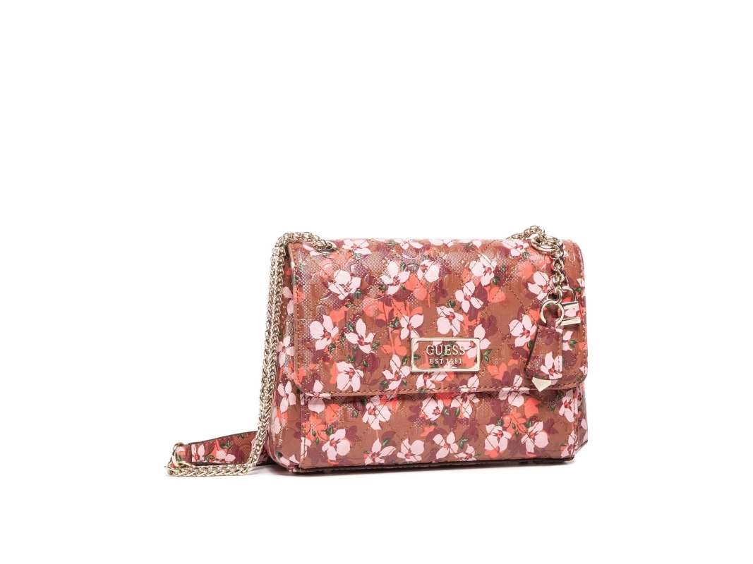 Guess Lola Taske I Syntetisk Læder, Aftagelig Xbody Flap, Crossbody Til Kvinder
