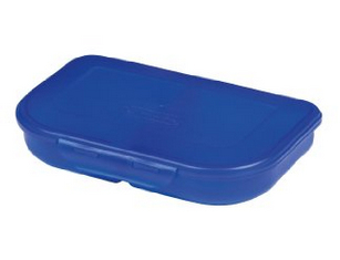 Herlitz 11415304, Blau, Rechteckig, 230 Mm, 155 Mm, 40 Mm