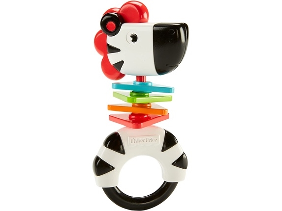Fisher Price, Fisher Price, Zebra, Rattle Toy, Unisex, 3+ Months
