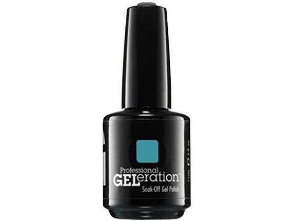 Jessica Geleration Colours Semi-Permanent Nail Polish Gel-1100 Faux Fur Blue 15 Ml