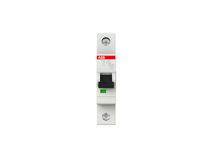 Abb S201-C50, Miniature Strømafbryder, Ip20