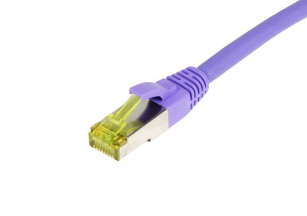 Patchkabel Rj45 Cat6a 500Mhz20m Lila Sstpsftp Tpelszhultraflex Awg26 Mit Cat7 Rohkabel Synergy 21