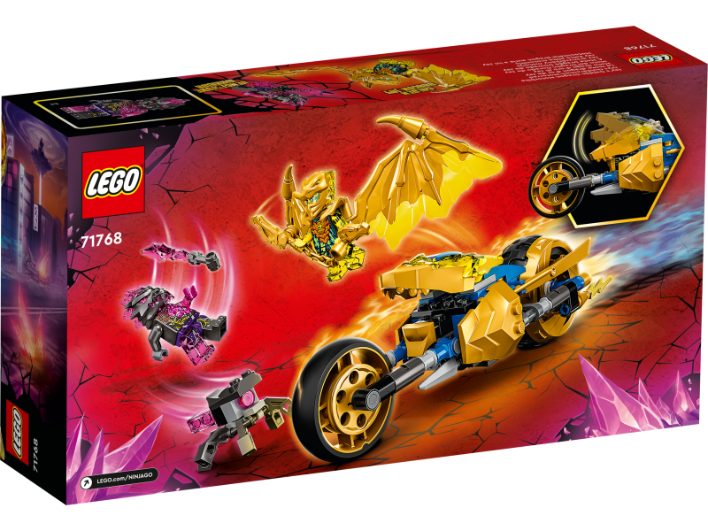 Jeg mistede min vej Ørken Underholde LEGO Ninjago 71768 Jays gyldne drage-motorcykel