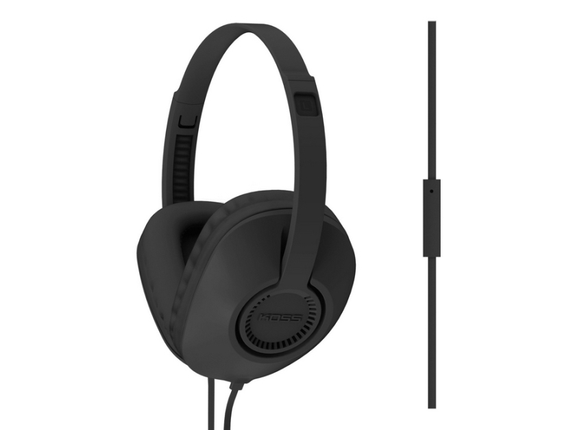 Koss Corp. Europe, Ledningsført, 20 - 20000 Hz, Opkald/Musik, Headset, Sort