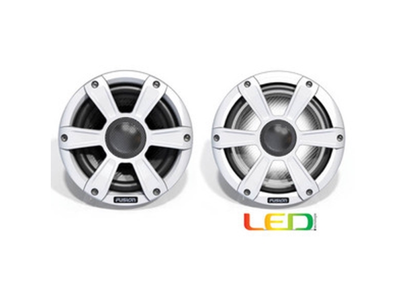 Fusion 7.7 högtalarset Vit + LED | Marin - Elektronik - Högtalare och tillbehör | GameStuff