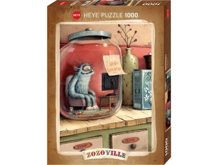 Heye Puzzle 1000 Zozoville, Zwei Wochen Quarantäne