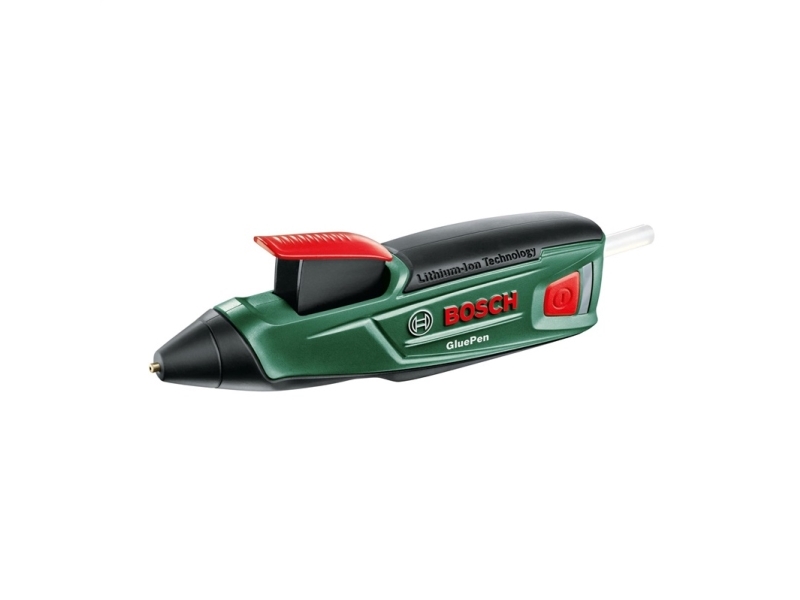 Bosch GluePen, Varm limpen, Sort, Grøn, Rød, Metal, Plast, Sten, Træ, 2 g/min, 15 sek./side, 7 mm