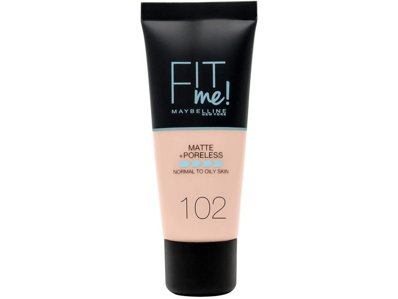Maybelline Fit Me Matte Poreless Foundation 102 Fair Light /makeup /#102
