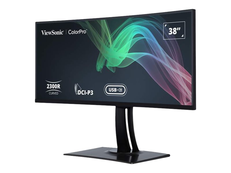 Viewsonic Vp3881a, 96,5 Cm (38"), 3840 X 1600 Pixel, Quad Hd+, Led, 5 Ms, Sort