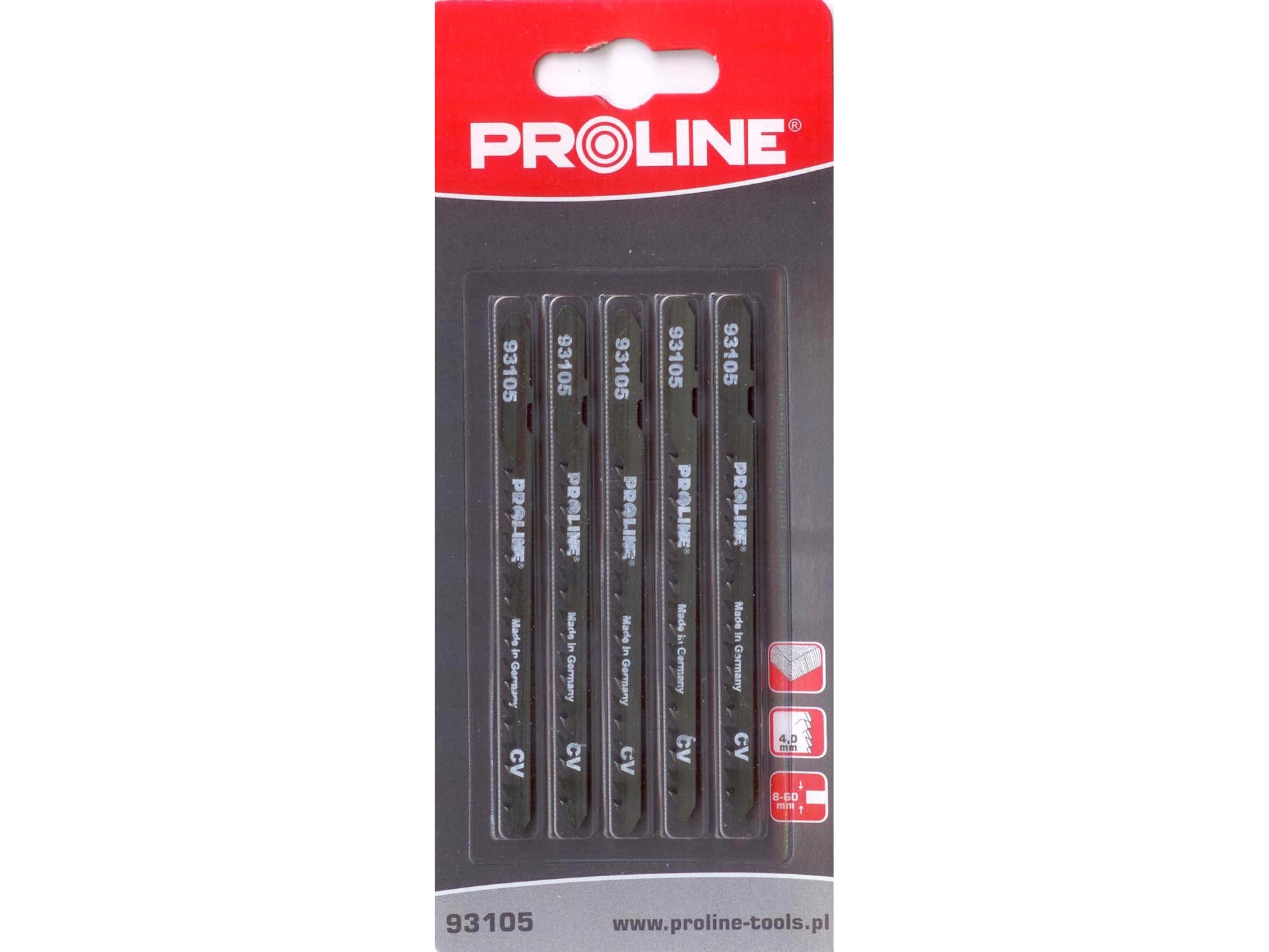 Proline stiksavsblade 5 stk. 100mm 6TPI type U - 93405