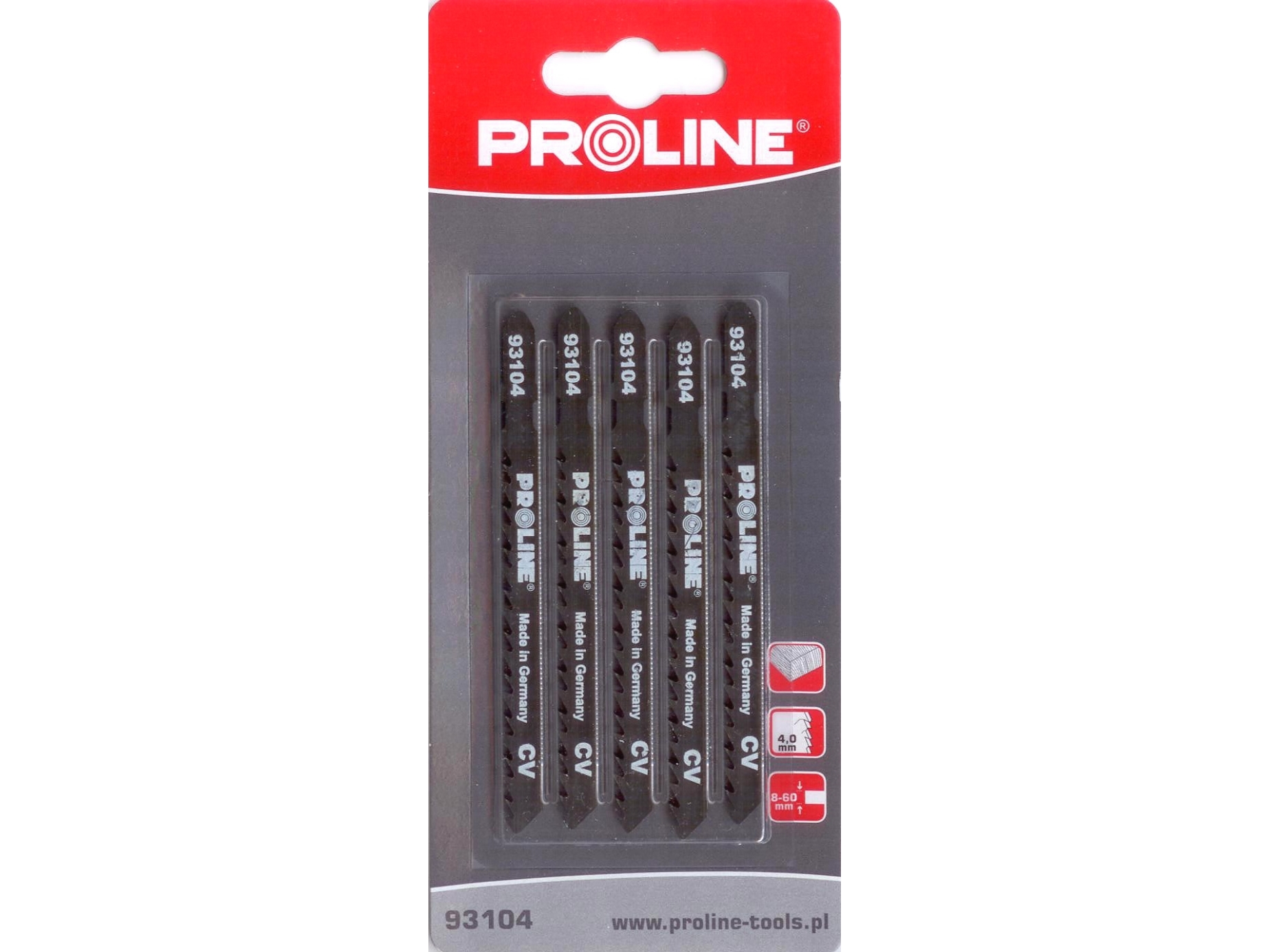 Stiksavklinger Pro-Line 5 stk. 100 mm 6TPI type T - 93104