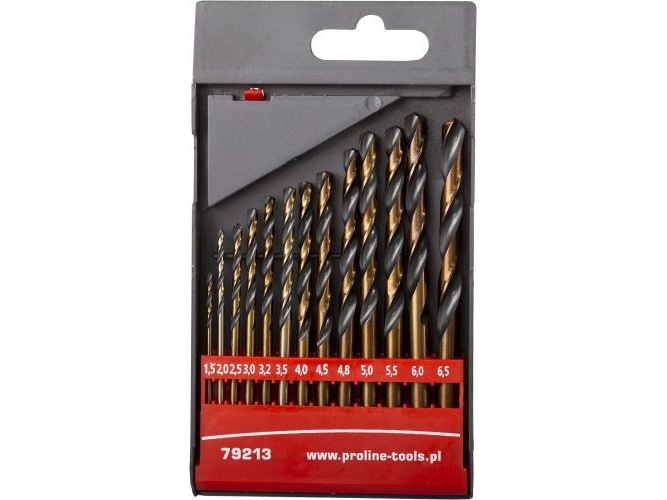 Metal Drill Bit Proline Metal Drills Hss Din338 Grind Plast 13 (1.5-6.5Mm) Proline