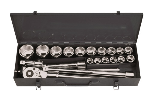 Proline Sæt Med 21 Stk. 3/4" Cv-Nøgler, 19-50 Mm Proline
