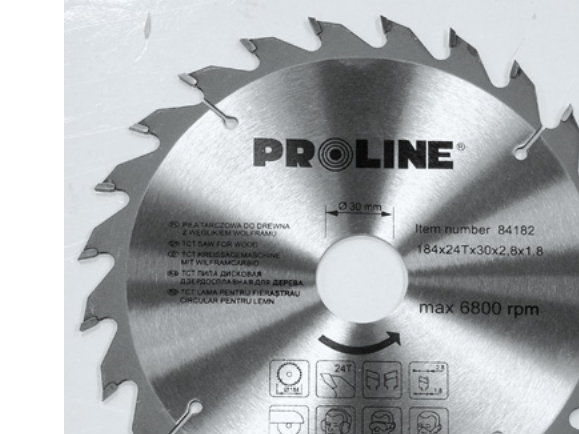 Pro-Line Rundsav Til Træ 140X20mm 16Z - 84141