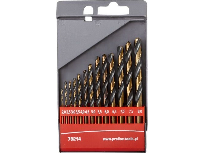 Metal Drill Bit Proline Drills For Metal Hss Din338 Grind Plastic 13 (2-8Mm) Proline