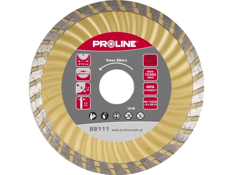 Pr-Ine "Pro-Line" Super Turbo Deimantinis Diskas 180X2,7X7,5X22,2 (88113)