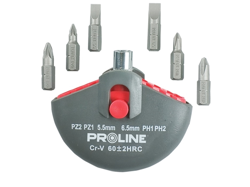 Proline Set Of Screwdriver Bits, 7 Pcs. - 10697