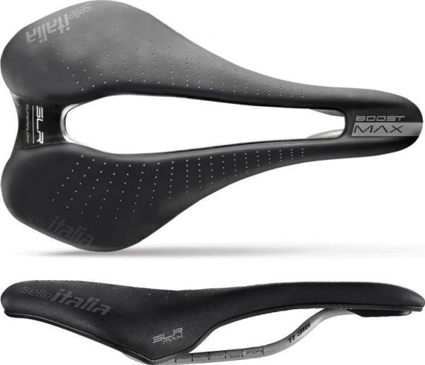 Selle Italia Siodło Selle Italia Max Slr Boost Gel Superflow L (Id Match - L3) Ti 316 Tube 7, Fibra-Tek, 280G Sort (New)