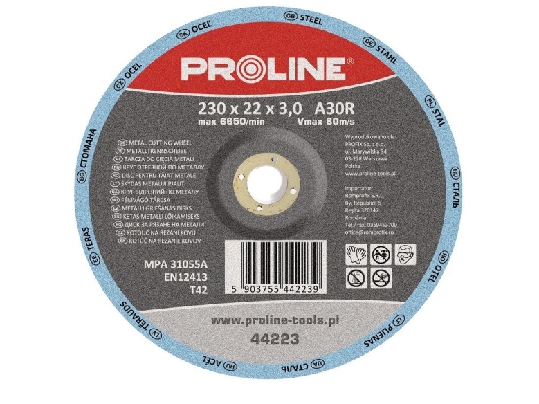 Pro-Line Trennscheibe Für Metall T42 115 Mm (44211)