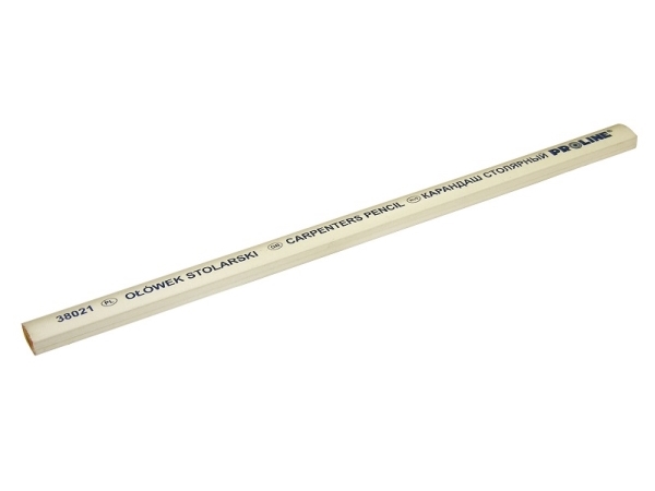 Pro-Line snedkerblyant blød hvid 240 mm - 38021