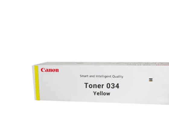 Canon 034 Gul Original Tonerpatron For Imageclass Mf810cdn Mf820cdn Imagerunner C1225 C1225if