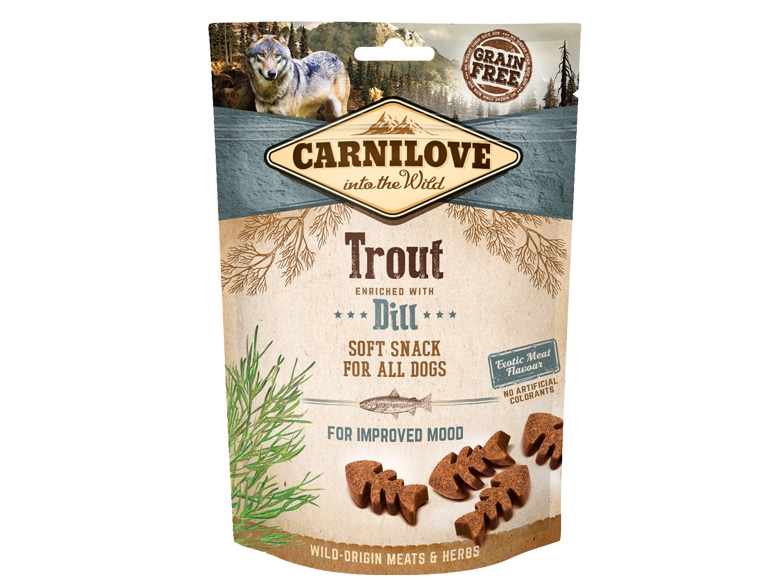 Carnilove Przysmak Dog Snack Fresh Soft Trout+Dill 200g