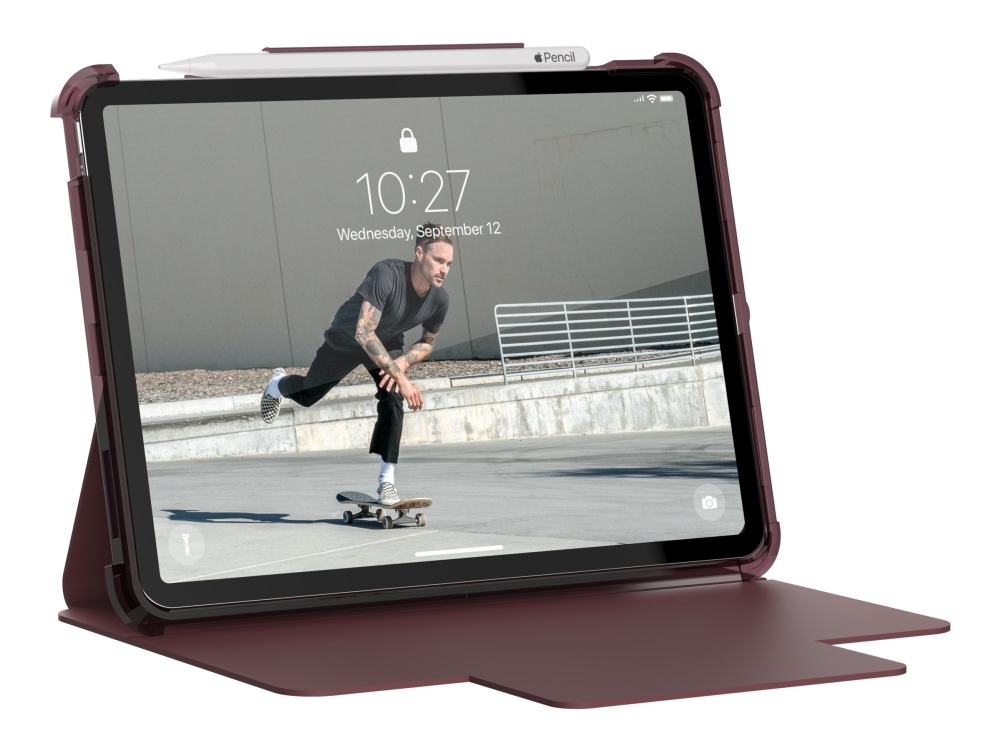 [U] Case for iPad Pro 11-in (3rd Gen, 2021) - Lucent Aubergine/Dusty Rose - Vikbart fodral för surfplatta - aubergine/gammelrosa - 10.9 - 11 - för Apple 11-inch iPad Pro (3:e generationen) | Datorer & Surfplattor - Tillbehör till surfplattor - Covers & Väskor | GameStuff