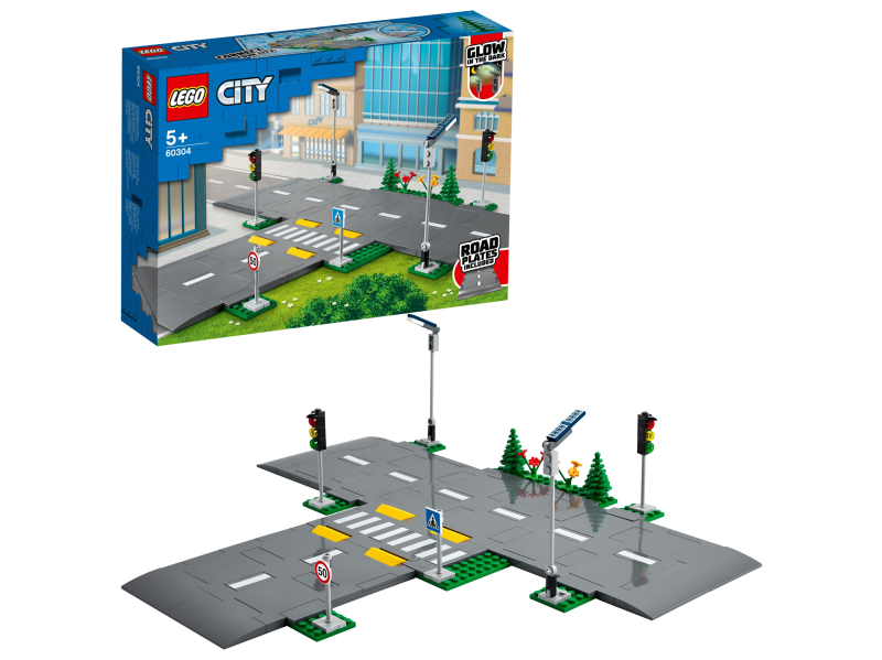 nummer Becks Eksisterer LEGO City 60304 Vejplader